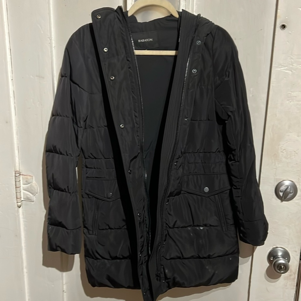 Babaton Fur hood parka